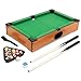 Hey Play Mini Pool Table 20Inch Portable Tabletop Billiards Game with Cue Balls Sticks Chalk Brush and Triangle Rack Table Games by Hey Play - Image 3