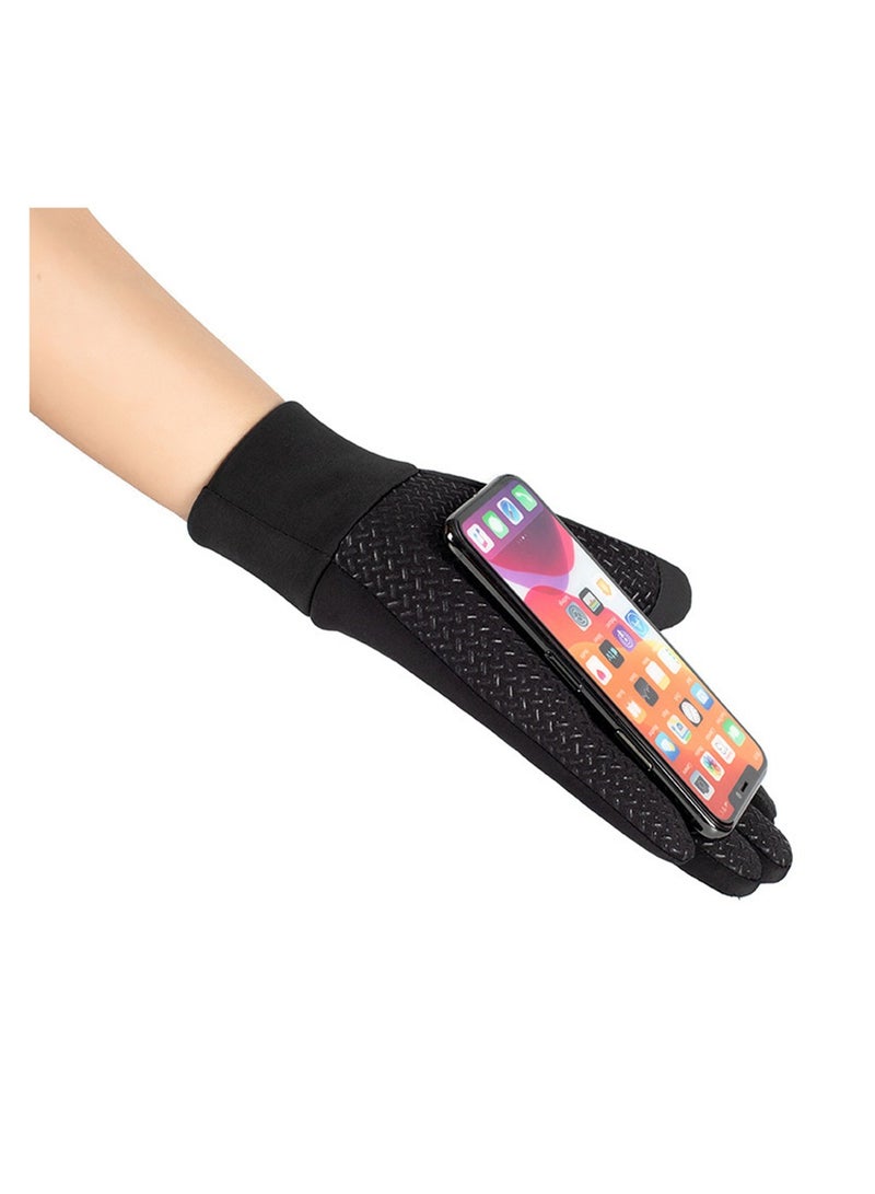 Excefore Winter Gloves Touch Screen, 3 Pairs  Comfortable Waterproof Thermal Gloves Warm Driving Windproof Gloves Reflective Gloves for Running Cycling Driving Hiking - Image 3