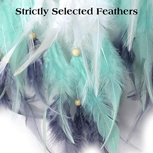 Keponbee Boho Dream Catcher Home Decor for Girls Bedroom, Dream Catcher Room Decor Unique Find Blue Dream Catchers - Image 3