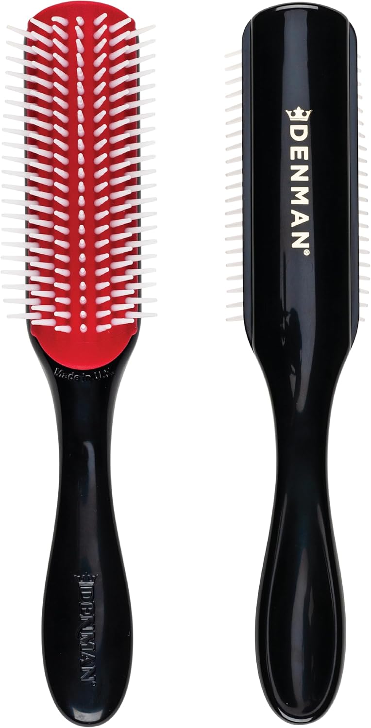 Denman Classic Styling Brush D3 - 7 Rows Hair Brush for Blow-Drying, Detangling, and Defining Curls - Image 1