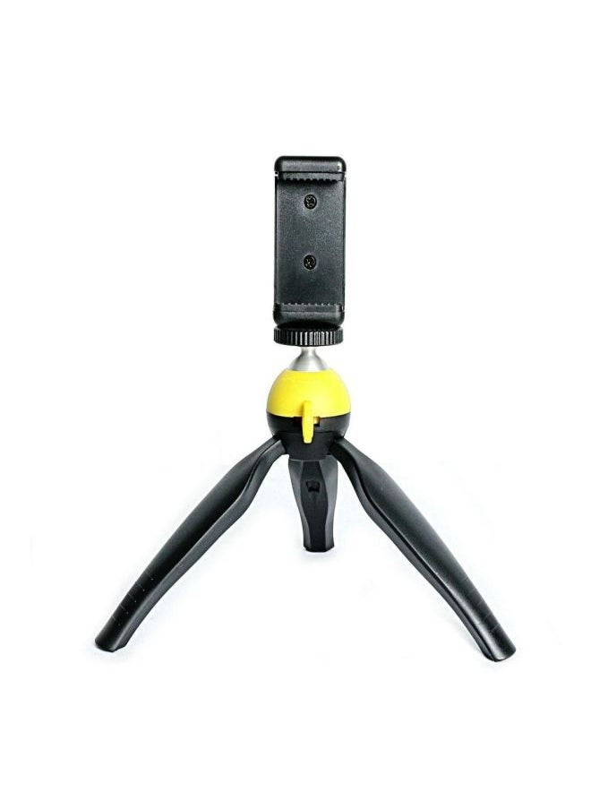 NIBEMINENT Portable Mini Tripod Black/Yellow  - Image 2