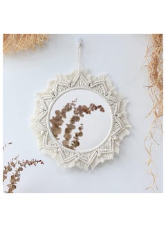 Boho Macrame Round Hanging Mirror Bohemian Wall Décor 40 Cm - pzsku/Z3F111CEE13090F917564Z/45/_/1720522857/28fbda83-ad71-468a-a8a9-e6004c93468a