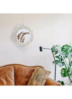 Boho Macrame Round Hanging Mirror Bohemian Wall Décor 40 Cm - pzsku/Z3F111CEE13090F917564Z/45/_/1720522859/3fa264c4-d2cd-40f6-ad73-0d55a25df84f