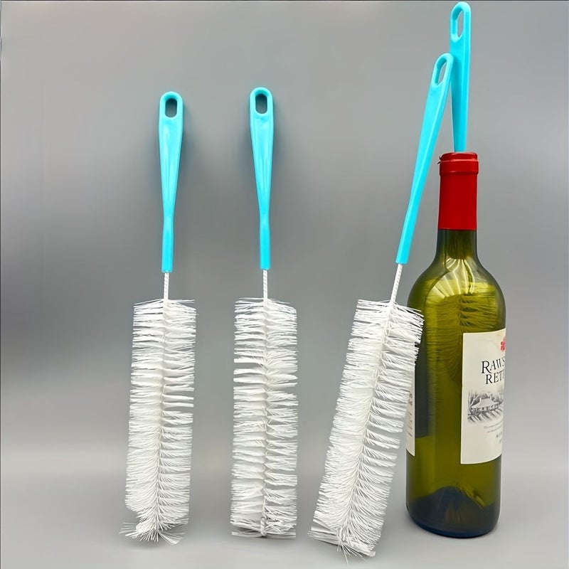 Blue Green Extended Cleaning Brush Set for Narrow Neck Bottles - Image 1