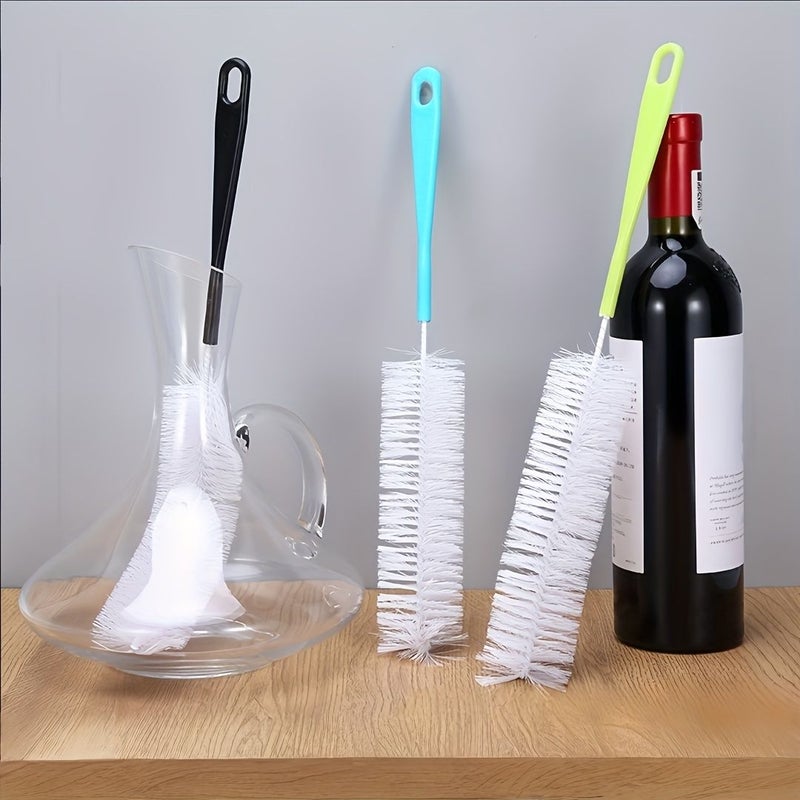 Blue Green Extended Cleaning Brush Set for Narrow Neck Bottles - Image 4