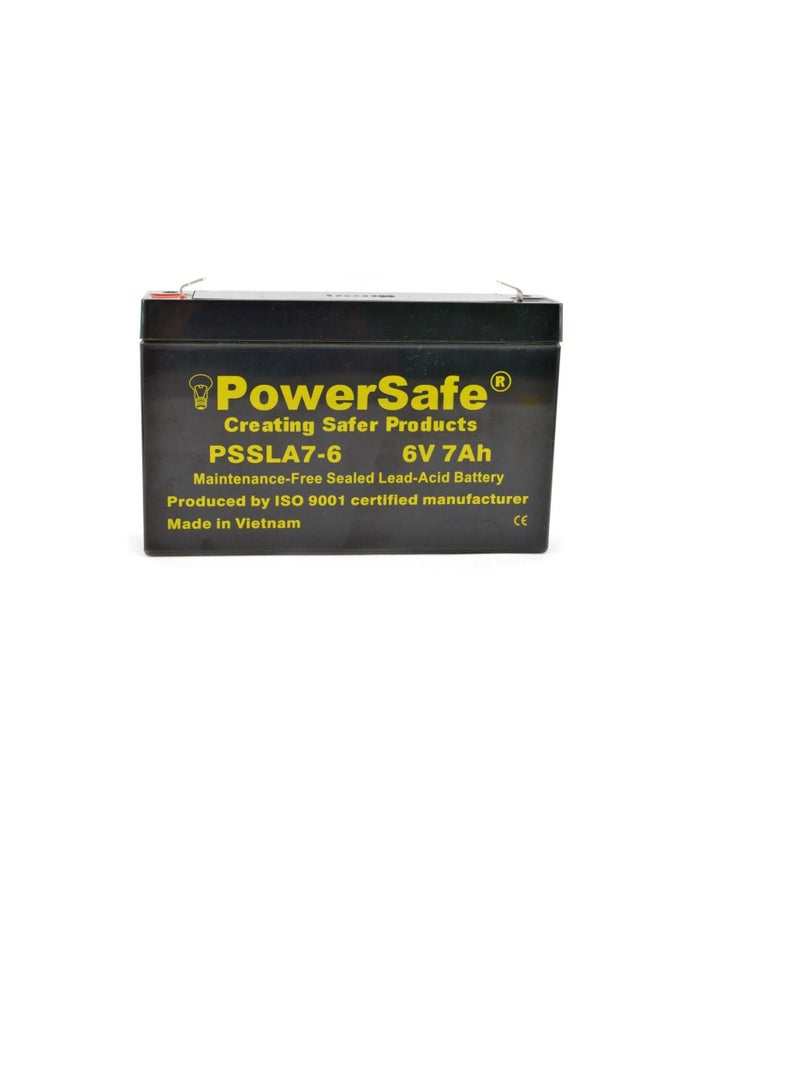 باور سيف بطارية حمض الرصاص PowerSafe المختومة 6V-7Ah PSSLA 7-6 - Image 3
