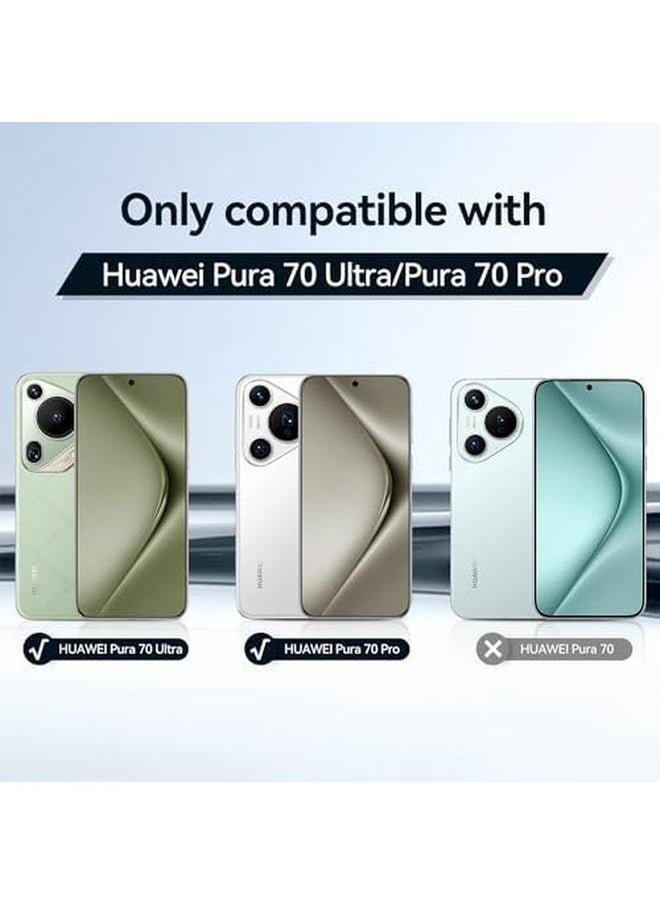erorex - 【3 Pack】 Screen Protector For Huawei P70 Pro Support Fingerprint Unlock Full Cover Hydrogel Aqua Screen Protector Curved For Huawei P70 Pro - Image 1