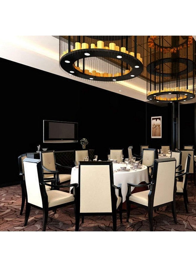 Wolpin Wall Stickers Wallpaper Solid Colour (45 c m x 10m) Home Renovation DIY Project, Gift Wrapper, Furniture, Fridge, Refrigerator, Kitchen Cupboard, Cabinets, Black - Image 2