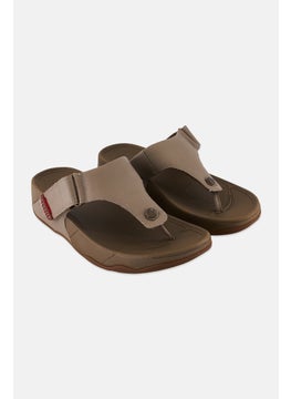 FitFlop Men Trakk II Toe-Thongs Slip On Sandals, Grey  - Image 1