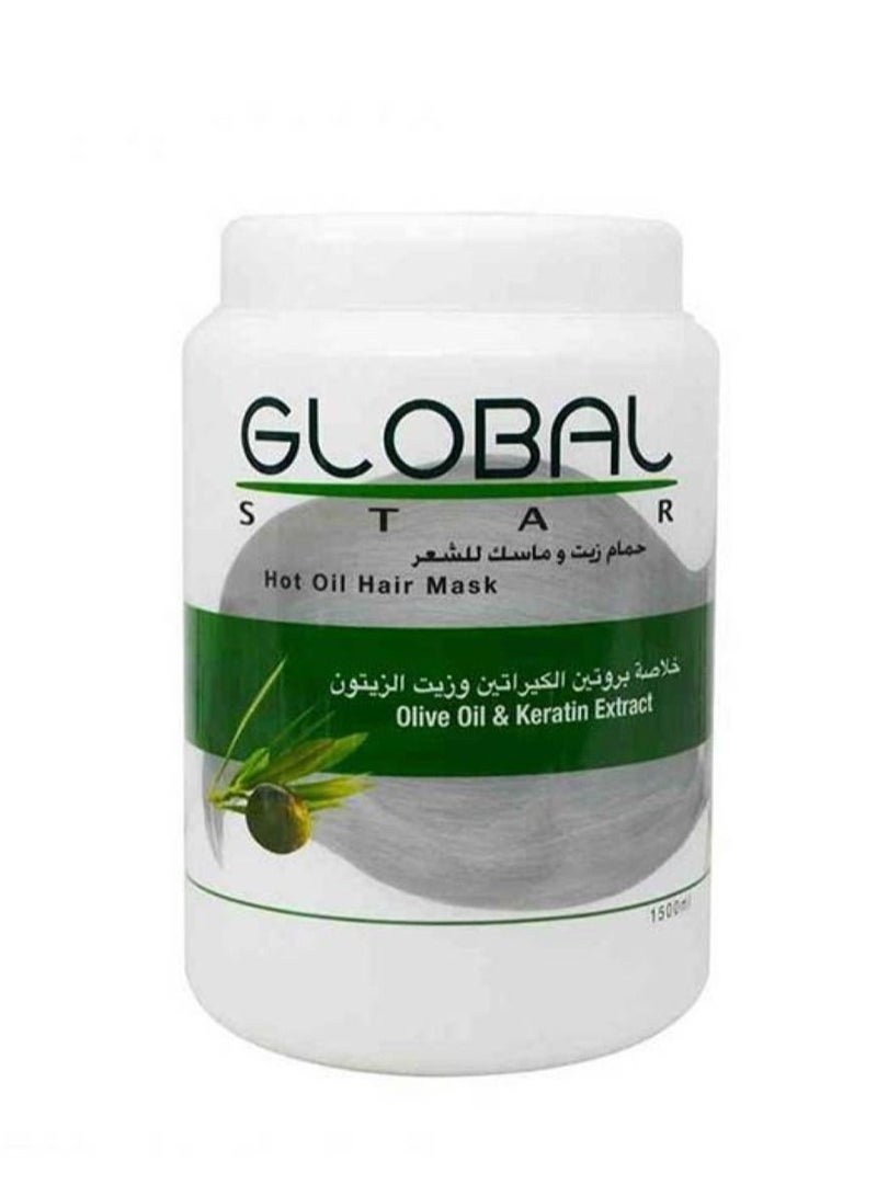 Global Star Oil bath and hair mask with keratin extract and olive oil 1500 ml