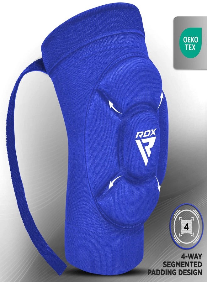 RDX Elbow Pads, Muay Thai MMA Kickboxing Sparring Elbow Guard, Martial Arts Striking Protection,Wrestling Basketball Adjustable MTB Volleyball Compression Padded Sleeve, Men Women - Image 2