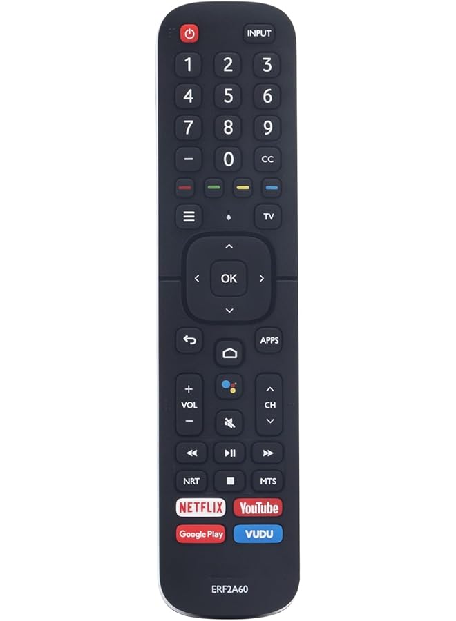 The Bros ERF2A60 Replacement Voice Remote Replacement for Hisense Smart TV 55Q9809 65Q8G 75Q8G 55H9809 43H6570F Sub ERF2G60H ERF2K60H ERF2B60H ERF2F60H - Image 1
