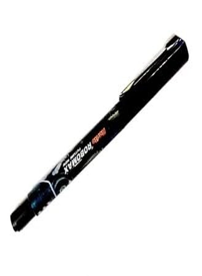FIRST CLICK Robomax Black Roller Pens | Pack of 5 | Waterproof Ink | 3X Extra Writing Length | HoverTech Technology | Robotic Fins Controlled Ink Flow for Smooth Writing - Image 4