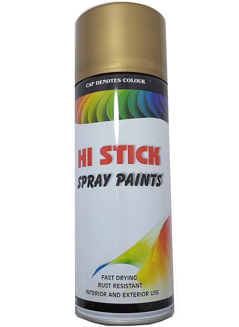 HI STICK Hi Stick Gold Spray Paint 240 Gram  - Image 1