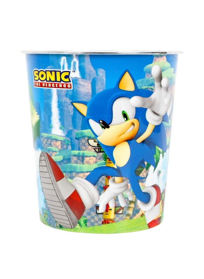 Sonic Kids Plastic Dustbin - Image 1