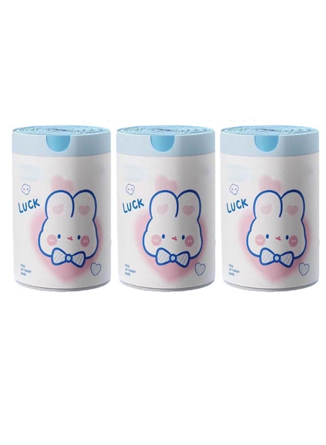 XiuWoo 300 Total   Household Drawstring Thickened Cartoon Garbage Bags (with Sealing Design) – Large Plastic Bags Suitable for Kitchen  Dormitory Bedroom, Office - Image 4