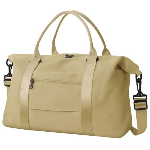 TOPBAG Travel Duffle Bag Waterproof Weekender Bag Carry On Tote Bags for Women Travel Essentials Sport Gym Bag for Men Hospital Bag for Labor and Delivery Overnight Bag Luggage Bag with Trolley Sleeve - Image 1