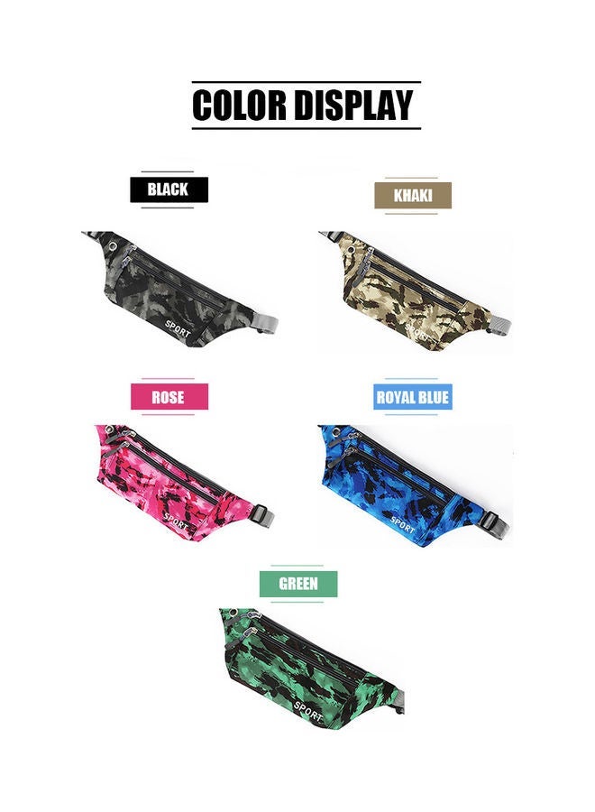 NIBEMINENT Fashion Women Camouflage Printed Sports Waist Bag Outdoor Mobile Phone Mini Joker Belt Envelope Shoulder 20*2*15cm - Image 4