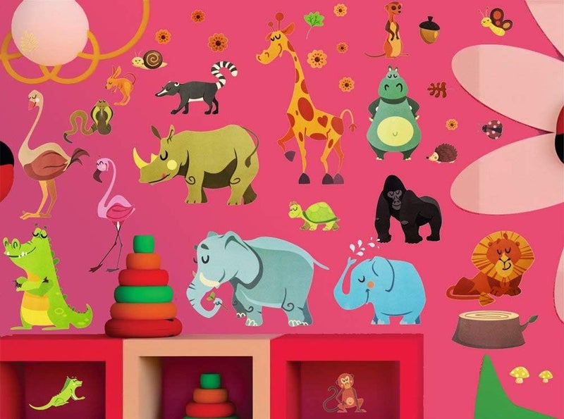 DEKOSH Jungle Animal Wall Decal Stickers - Image 2
