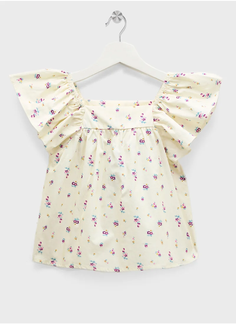 ريبلز مع نمشي Girls Printed 2Pcs Set