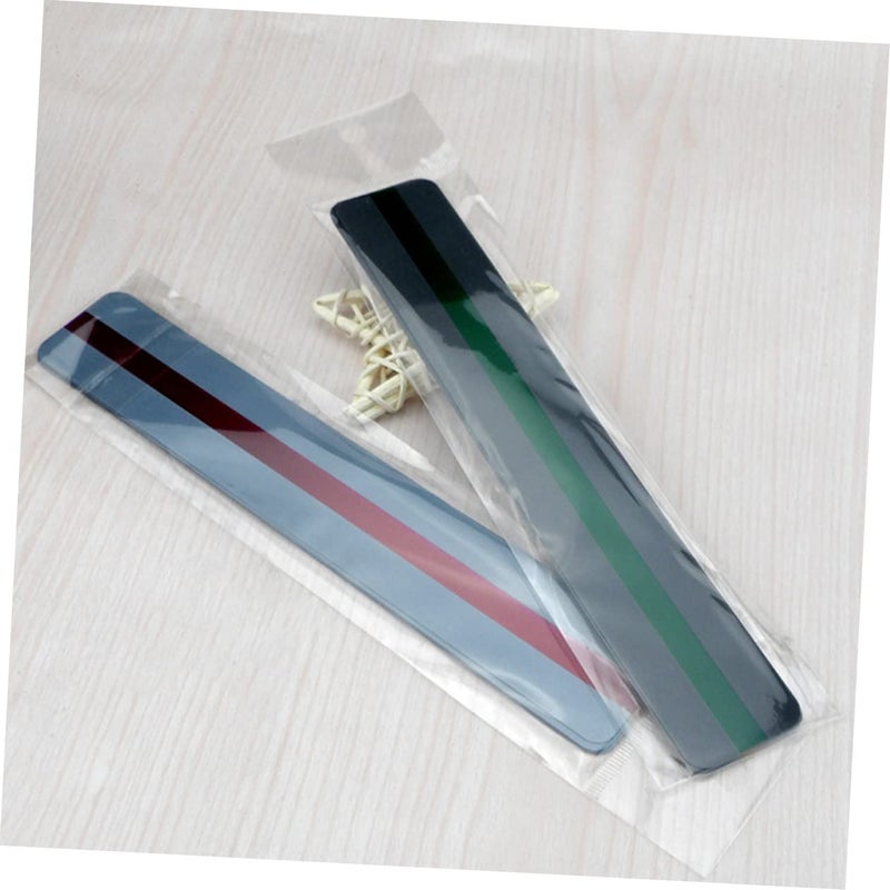 إشارات كتب PVC كبيرة الحجم 19 × 3.2 سم مقاومة للماء للقراءة للطلاب والمعلمين 32 قطعة - Image 5