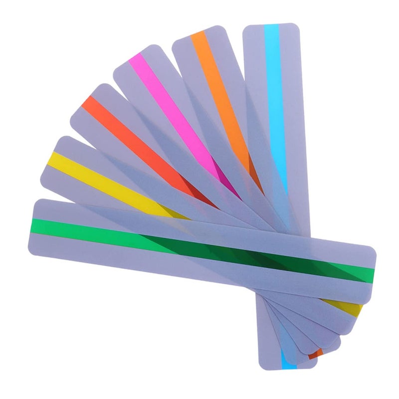 إشارات كتب PVC كبيرة الحجم 19 × 3.2 سم مقاومة للماء للقراءة للطلاب والمعلمين 32 قطعة - Image 2