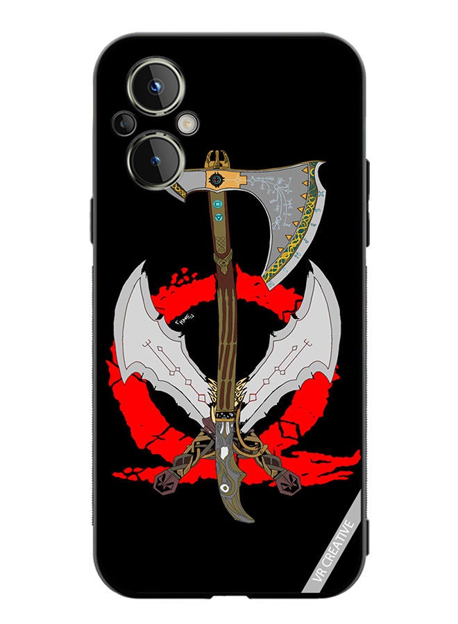 VR CREATIVE Protective Case Cover For OnePlus Nord N20 5G God Of War Weapons Design Multicolour - Image 1