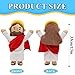 Yelakey 13 Jesus Plush Brown Jesus Stuffed Doll Christian Plushie Doll for Easter Christmas Church Religious Gifts for Kids Adults brownred - Image 4