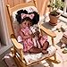 BABESIDE Lifelike Reborn Baby Dolls Daisy Black Girl 20 Inch Soft Body RealisticNewborn Handmade Real Life Baby Dolls with Clothes and Toy Gift for Kids Age 3 - Image 4