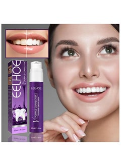 EELHOE Whitening Toothpaste 50ml, Color Correcting Toothpaste for Whitening Teeth, Cleaning Yellow Teeth, Stain Removal, Whitening Toothpaste, Stain Remover, Oral Health Care  - Image 3