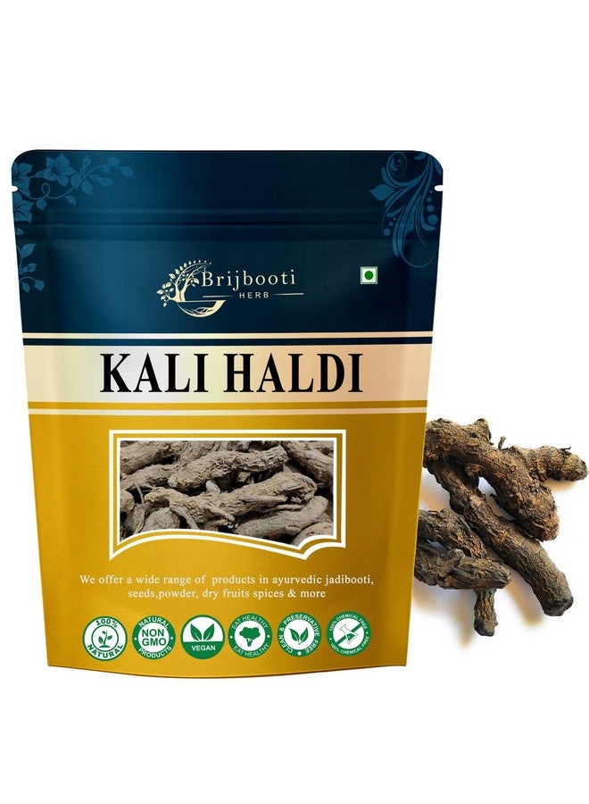 BrijBooti بريجبوتي كالي هالدي 100 جرام | كركم أسود - نركاشور - نار كاشور - نركتشور - كركم زيرومبت - جذر زيدواري - Image 1