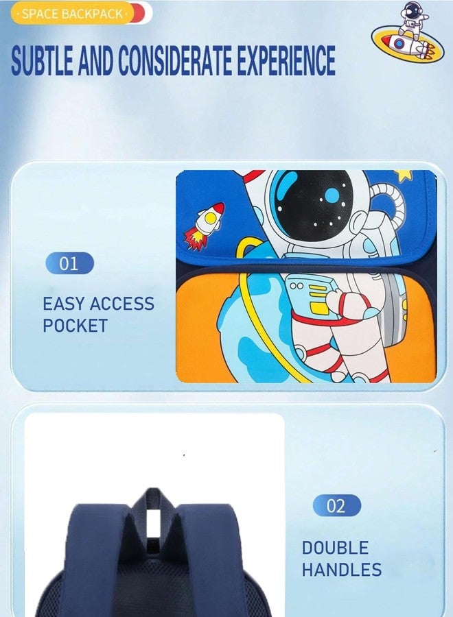 إمبلس حقيبة ظهر أنيقة وعصرية مقاومة للماء مطبوعة، سعة 25 لتر، مناسبة للجنسين، حقيبة سفر جامعية بأربعة أقسام، حقيبة مدرسية للأولاد والبنات (برتقالي) - Image 3