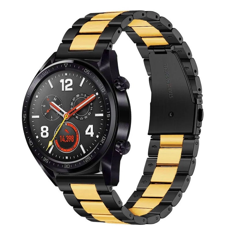 Bluejw 18mm 20mm 22mm Universal Stainless Steel Watch Band – Adjustable Replacement Metal Strap for Smartwatches and Traditional Watches - Image 3
