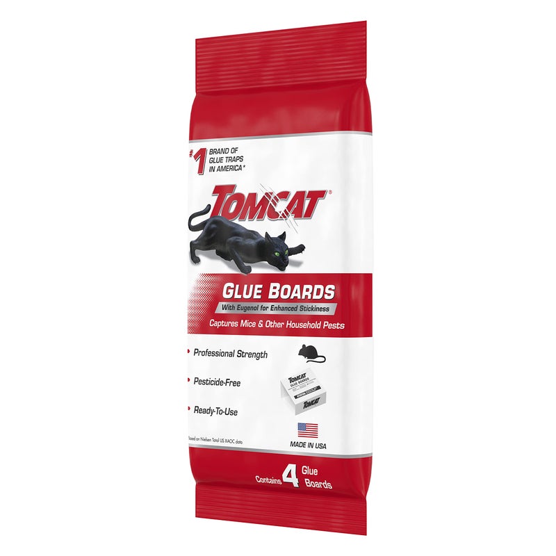 Tomcat Glue Boards with Eugenol for Enhanced Stickiness, 4 Per Box, 2-Pack - Image 3