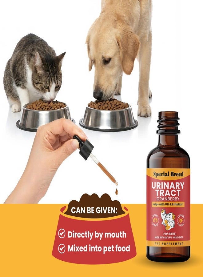 Special Breed Cat & Dog Urinary Tract Infection Treatment – Natural UTI Relief with Cranberry Drops – Kidney & Bladder Support – Helps Incontinence, Frequent Urination, Bladder Stones – Pet Renal Care Drops - Image 5