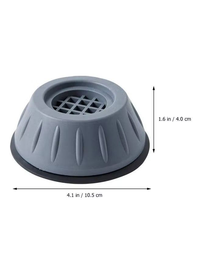 Set Of 4 Anti Vibration Washing Machine Pads Multicolour 10.5cm - Image 3