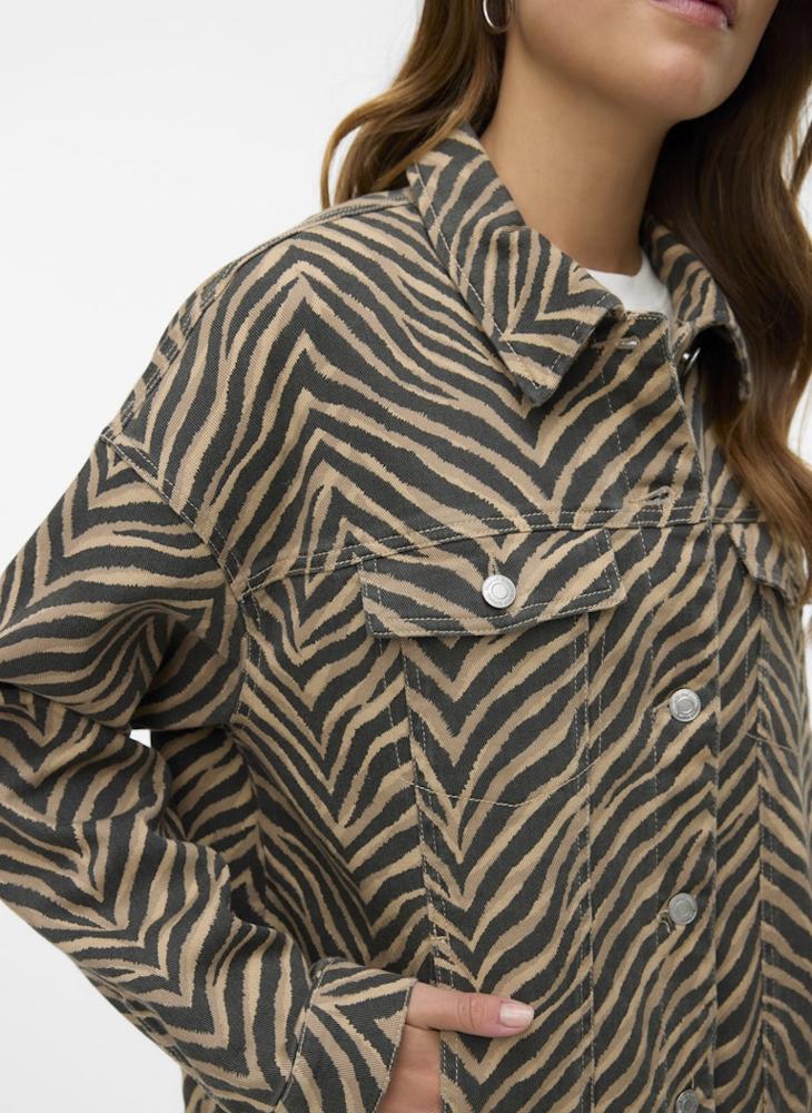 فيرو مودا جاكيت جينز فضفاض بأكمام طويلة من فيمتيسا - Image 3