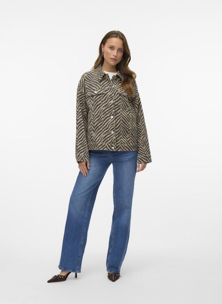 فيرو مودا جاكيت جينز فضفاض بأكمام طويلة من فيمتيسا - Image 4