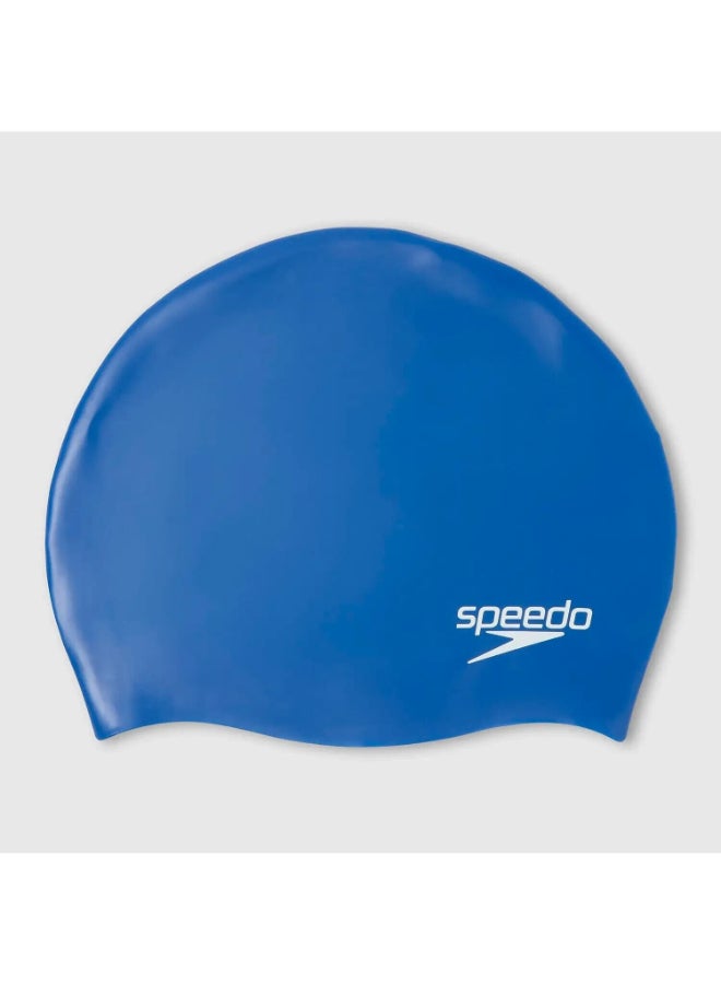 speedo Moulded Silicone Cap Ju Blue Swim Caps - Image 1