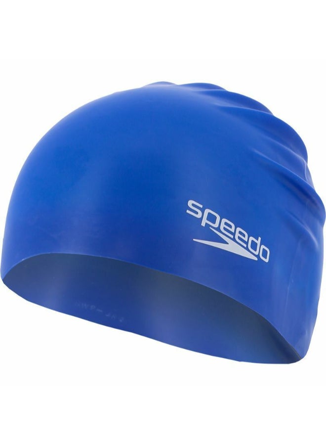 speedo Moulded Silicone Cap Ju Blue Swim Caps - Image 2
