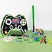 FIGEPO Video Game Pinata Set for Boy Kids Gamer Party with Controller Pinata Straws Bracelets Stickers Keychain Confetti Tools for Party Decoration Black - Image 4