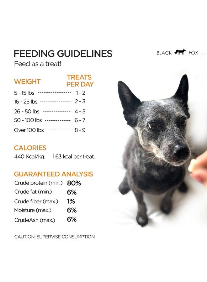 BLACK FOX Freeze-Dried Chicken Breast Training Treats for Dogs and Cats | 330 Treats, 4oz Single Ingredient, Raw, Healthy, All Natural, Human Grade, Recyclable Packaging - Image 3