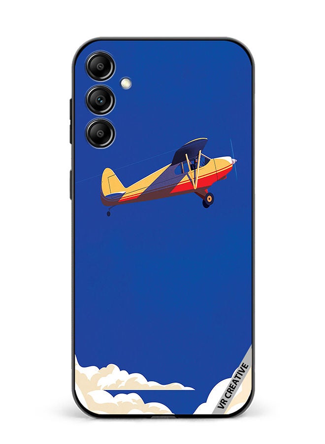 VR CREATIVE Protective Case Cover For Samsung Galaxy M14 Airplane Design Multicolour - Image 1