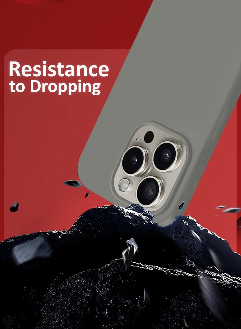 CATANES (for iPhone 16 Pro) 3 Pack Case and 2 Screen Protectors, Slim Silicone Case, Full Covered Anti Scratch Shockproof Protective Cover - Image 2