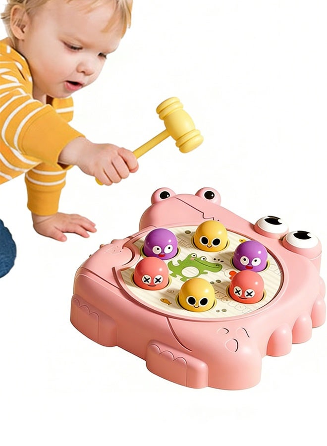Whack A Mole Game Baby Interactive Hammer Toys, Hand-eye Coordination Cultivation Concentration Toddler Sensory Toys for Boy and Girl Toddler Toys Gift - Image 1