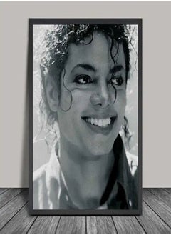 (Assembly frame) Famous Classical Dancer Singer  Michael Jackson Black White Print Art Canvas Poster For Living Room Decor Home Wall Picture