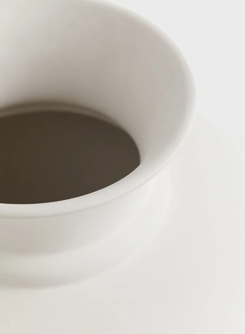H&M Low Stoneware Vase