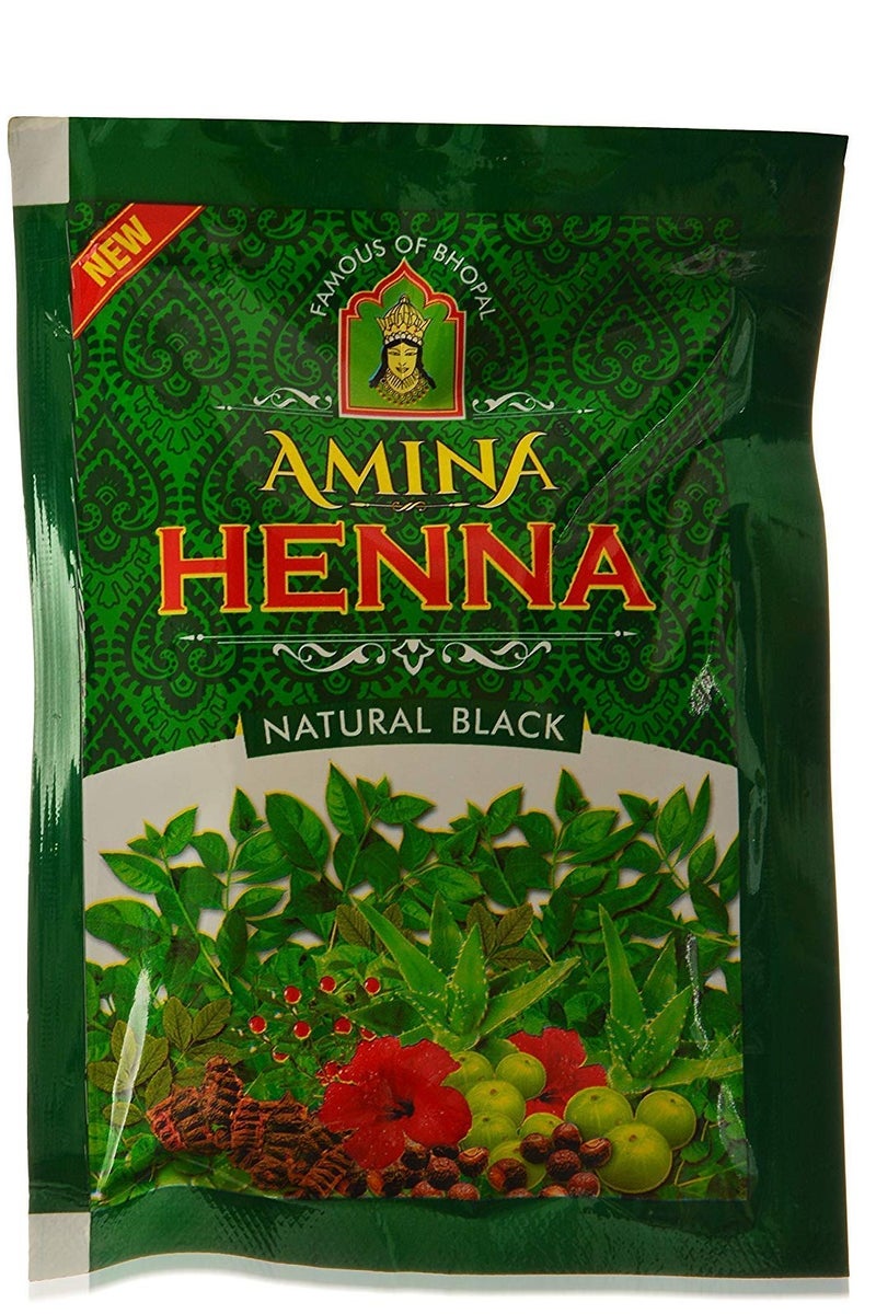 Amina Henna Natural Black Hair Colour   25 g - Image 1
