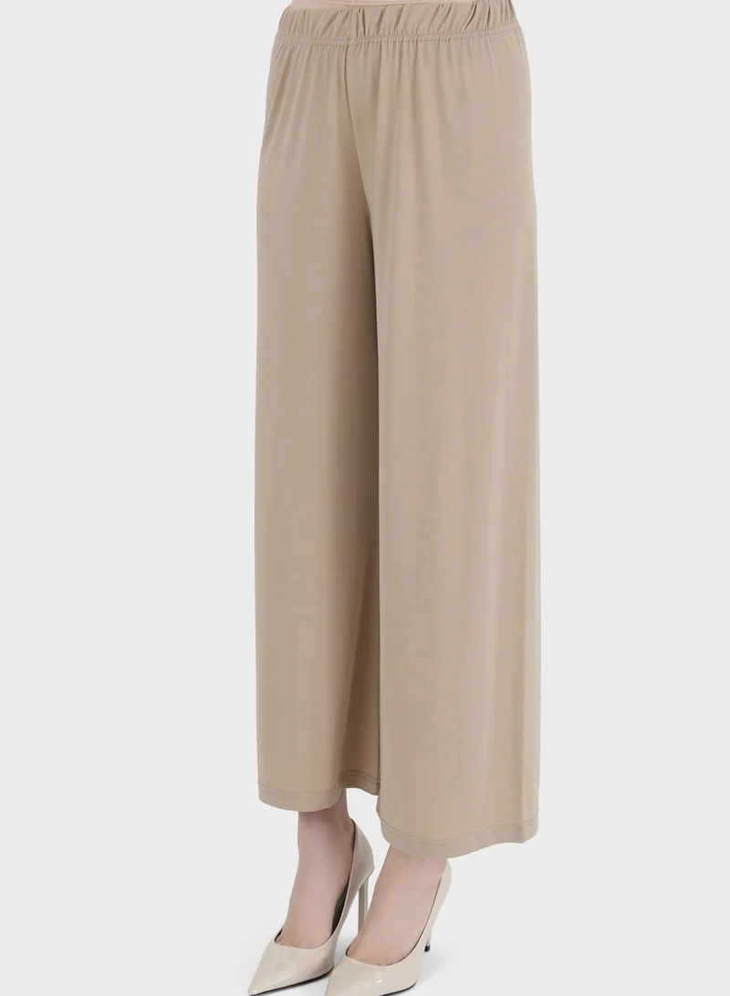 Refka by modanisa Flared High Waist Pants