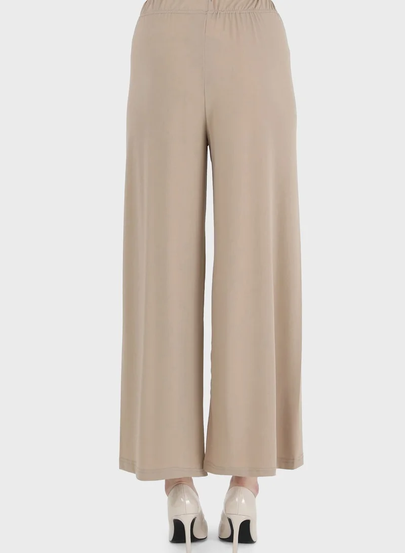 Refka by modanisa Flared High Waist Pants